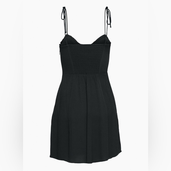 NWT Aritzia Fable Mini Dress Black - Picture 2 of 3